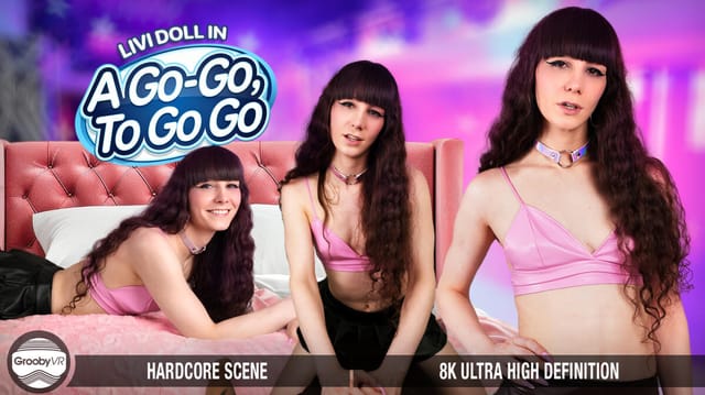 Model Livi Doll performs anal and oral acts in a close up POV VR scene produced by GroobyVR featuring ball sucking
