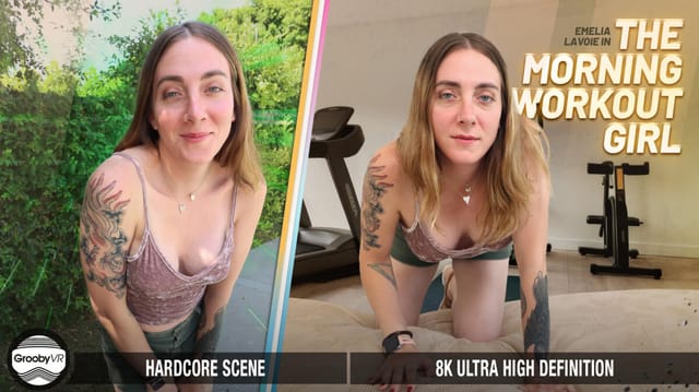 [Trans] The Morning Workout Girl — Emelia Lavoie VR porn scene