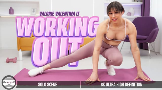 [Trans] Working Out — Valorie Valentina VR porn scene