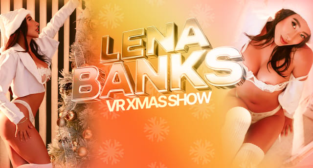 Brunette Lena Banks poses solo in a close up non POV shot with big tits for this Dreamcam VR video filmed in Colombia.