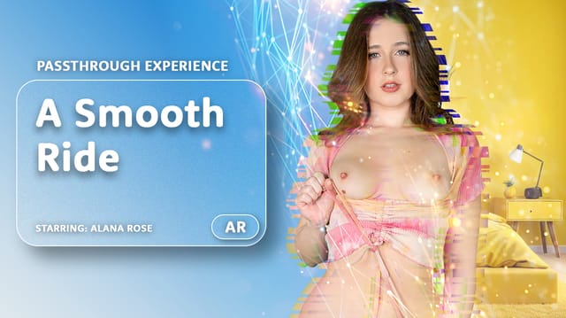Alana Rose performs a blowjob and vaginal sex in a smooth passthrough VR scene filmed in 8K resolution