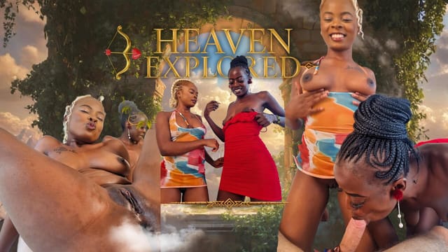 African Amateurs Fuck My Sins Away in VR 3-Some
