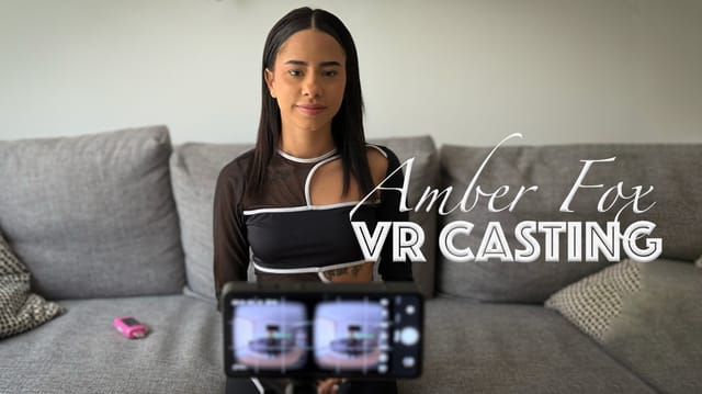 Amber Fox VR Casting — Samanta KoniWiraFilms VR porn scene