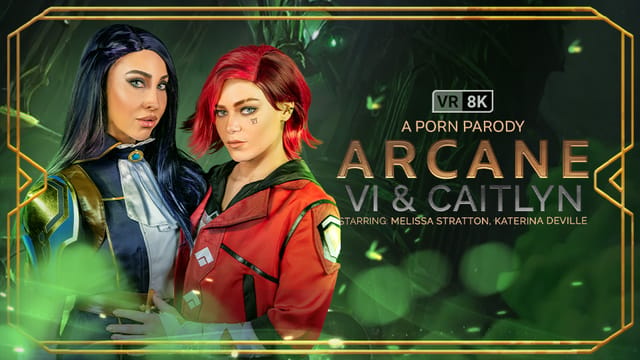 Vi and Caitlyn cosplay in this VR Conk POV adult VR video featuring vaginal sex in 60 FPS.