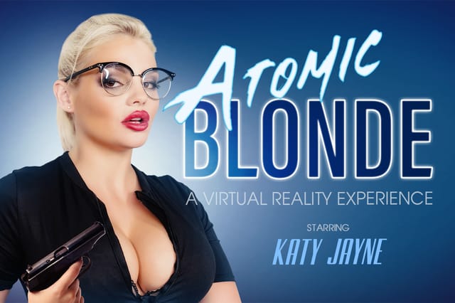 Katy Jayne performs a POV blowjob and titty fuck in a European setting for this Atomic Blonde VR Bangers 60 FPS premium video.