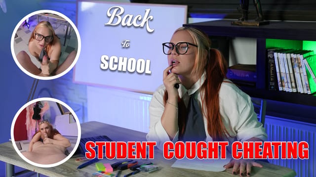 Sabien DeMonia and Anja Amelia role play students cheating in this SkyHighVR POV video with 60 FPS and titty fuck scenes.