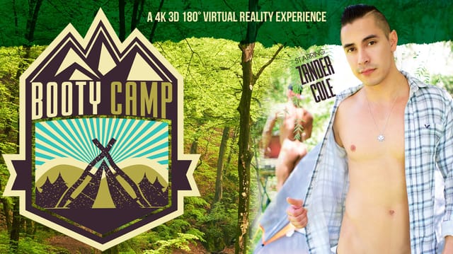 Micah Brandt and Zander Cole perform anal and blowjobs in a VR gay porn scene filmed in 60 FPS and 4K resolution.