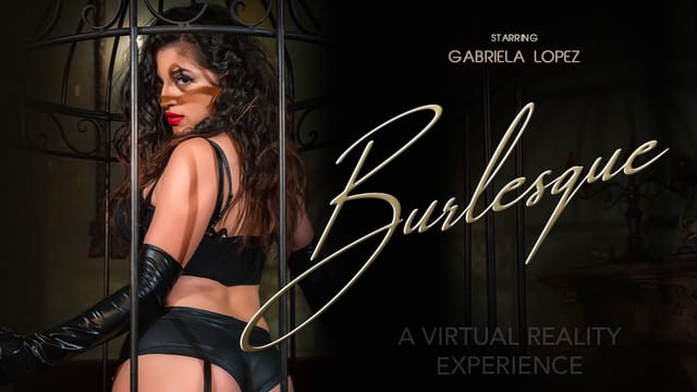 Gabriela Lopez performs a solo burlesque routine in 4K VR with 60 FPS playback.