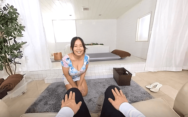 Shiori Tsukada performs vaginal sex and blowjobs in a KoalaVR 60 FPS adult VR video filmed from a POV perspective.