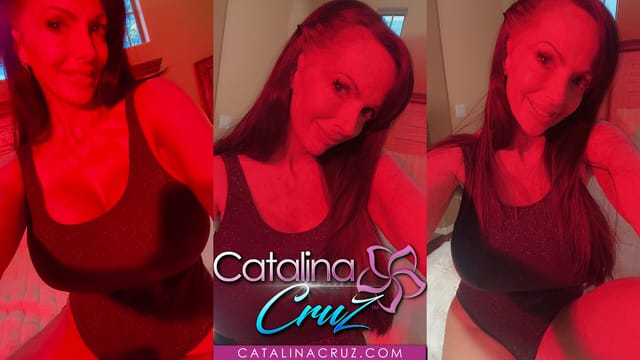 Brunette Catalina Cruz performs a solo adult VR scene in Red Light Euphoria with 60 FPS non POV big tits action.