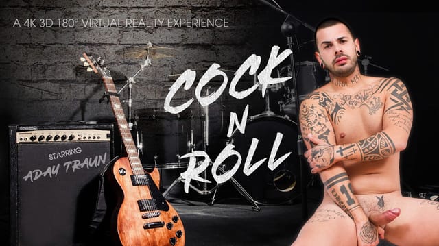 Aday Traun performs a solo bear anal scene in a VRB Gay premium POV video shot in 60 frames per second.