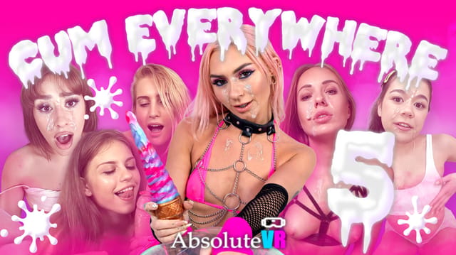 Megan Murkovski, Kyra Hot, and Marica Chanelle perform POV blowjobs in 8K VR with cum on face and hands in 60 FPS.