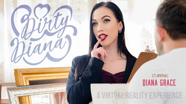 Diana Grace performs a POV blowjob in 4K VR with 60 FPS smoothness in this premium adult video by VR Bangers.