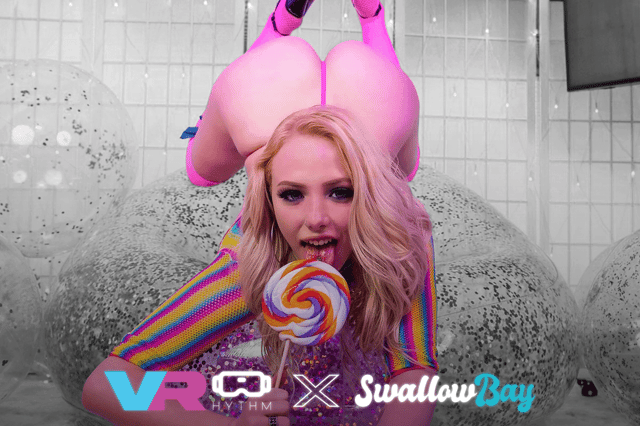 Dixie Lynn performs oral sex and titty fucking in a SwallowBay Passthrough VR video featuring 6K resolution and 60 FPS passthrough visuals.