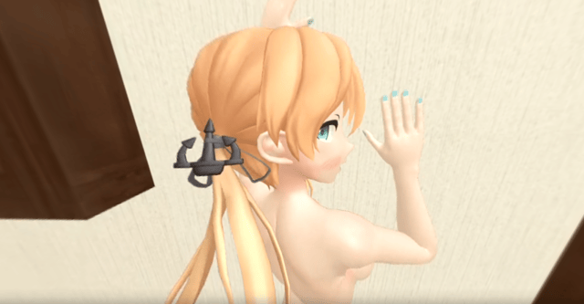 Eugen stands back in this RNA VR anime parody featuring 3D hentai characters in a 4K virtual reality scene.