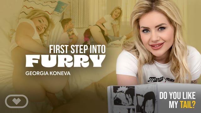Georgia Koneva performs a POV blowjob and anal sex in this 45-minute VR production filmed in 8K resolution.