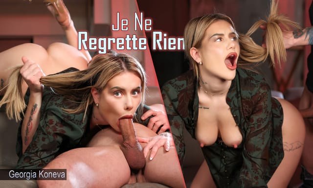Georgia Koneva performs oral sex and 69 in a close up non POV adult VR scene by immerSex without regrets