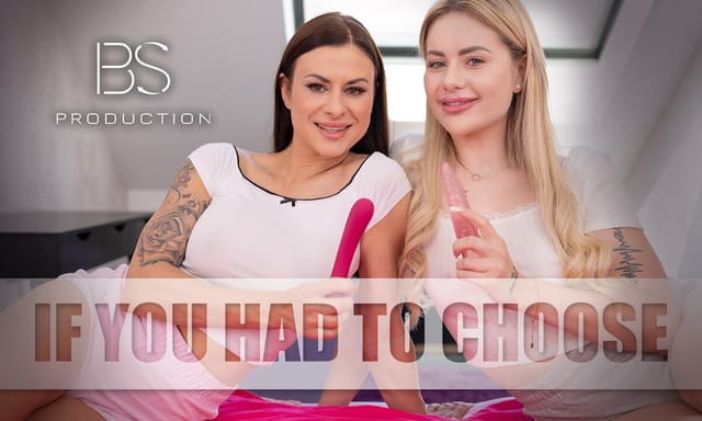 Georgia Koneva performs a POV blowjob and close-up pussy licking for Billie Star in this 60 FPS French VR video by BS-Production.