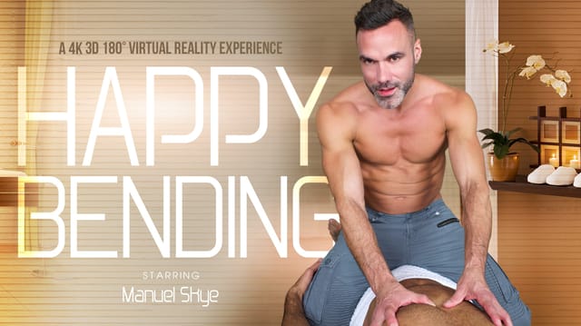 Manuel Skye performs anal and oral acts while receiving a massage in a VRB Gay production featuring POV, 60 FPS, and 8K resolution.