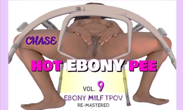 Chase poses in a wet shower during this Ebony VR Solos passthrough video featuring 90 FPS remastered visuals.