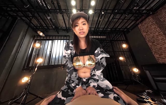 Yua Asakura performs hardcore sex in a VR POV scene with close ups and touching tits in 60 FPS