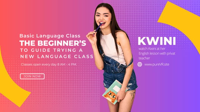 Kwini Kim as a Russian student performs a POV blowjob and vaginal sex during an English tutoring session in PureVR 8K.