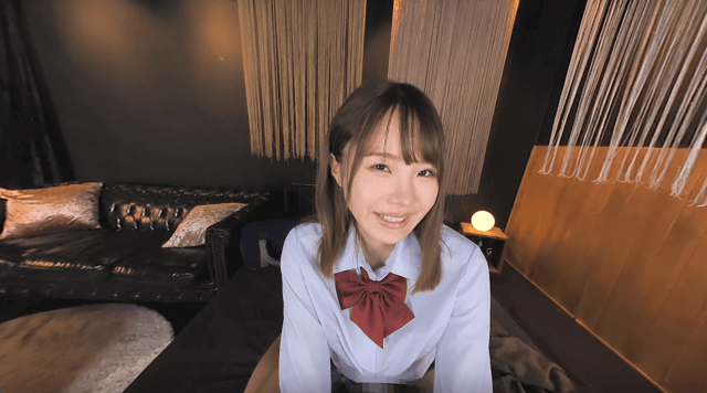 Ichika Matsumoto performs a POV blowjob and kiss in adult VR production by ChinChinVR