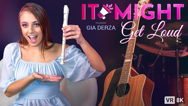 Gia Derza performs oral sex and anal intercourse in a VR POV scene filmed in 4K resolution with premium production quality.