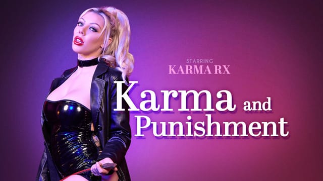 Karma Rx performs a POV blowjob and anal scene in a VR Bangers premium fetish production with 60fps passthrough.