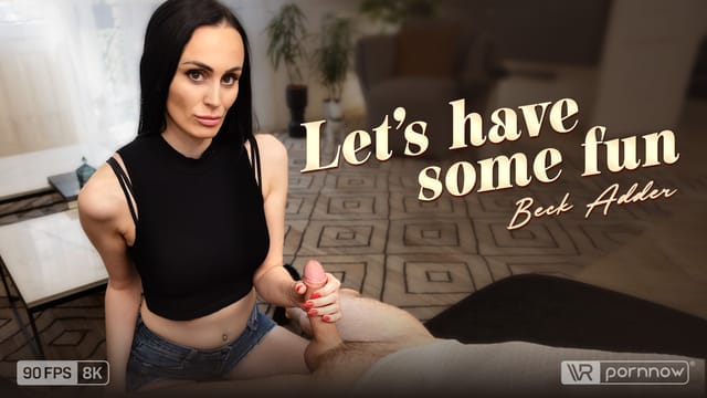 Beck Adder performs oral sex and vaginal intercourse with a POV camera in this 51 minute VR pornnow production featuring breast fondling.