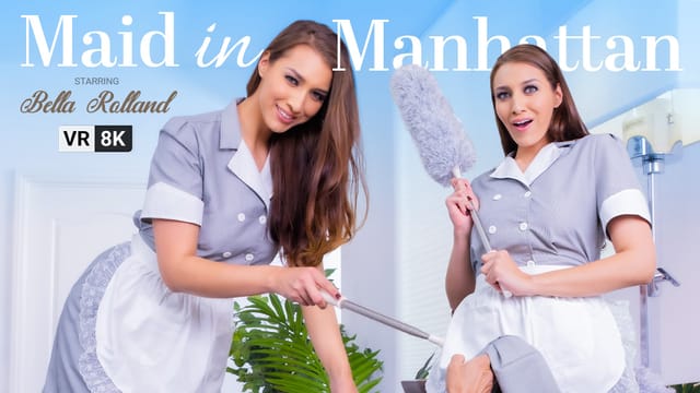 Bella Rolland performs a POV blowjob in a Manhattan setting with 4K VR passthrough and 60 FPS quality.