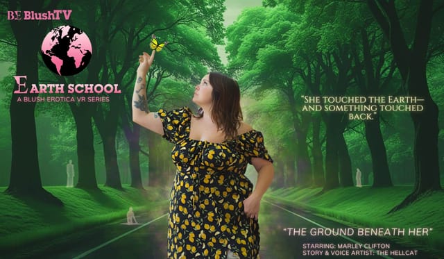 Marley Clifton performs a solo outdoor scene in Earth School Episode 3 captured in 60 FPS non POV VR with close up framing.