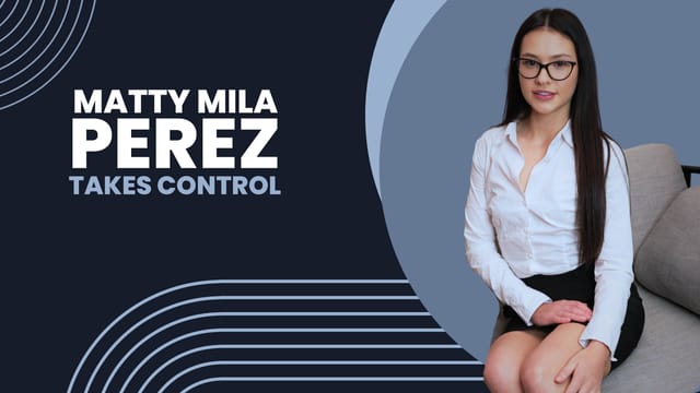 Matty Mila Perez performs vaginal sex and blowjobs in this PureVR headmaster roleplay filmed in 8K VR POV