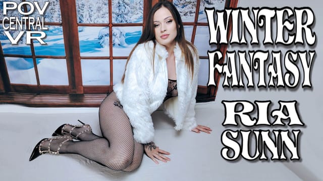 Ria Sunn performs vaginal sex and blowjobs in a winter fantasy setting for this POV Central VR production.