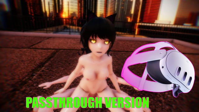 RWBY - Blake Roof Riding - VR [Passthrough] — Blake Belladonna VR porn scene