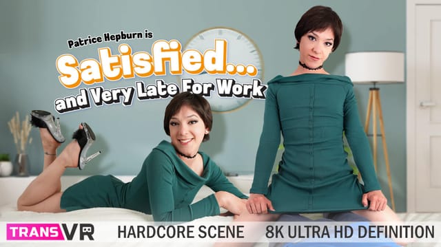 Brunette Patrice Hepburn receives a blowjob and anal sex in a POV VR video with 60 FPS footage and 8K resolution.