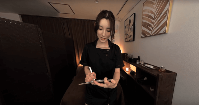 Kana Morisawa performs a spa massage and blowjob in this KoalaVR POV adult video featuring 8K resolution and realistic VR immersion.