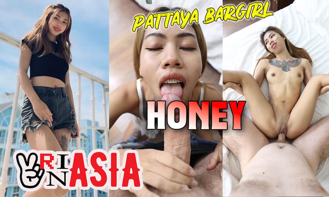 Thai model Honey VRinAsia performs vaginal sex and blowjobs in a VRinAsia production featuring close up POV and touching tits in 4K VR.