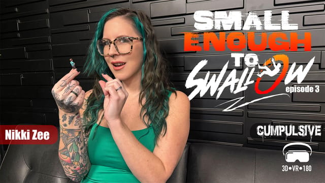 Nikki Zee performs a solo horror scene with dirty talk in a non POV VR video produced by Cumpulsive