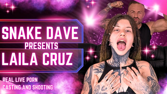 Laila Cruz receives a casting interview and sexual acts from Snake Dave in this April Movie Productions non-POV adult VR video.