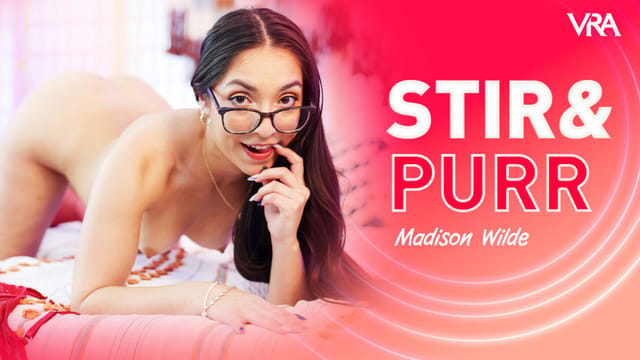 Madison Wilde performs a solo close up POV scene with pussy licking and kissing in high definition 8K VR passthrough footage.
