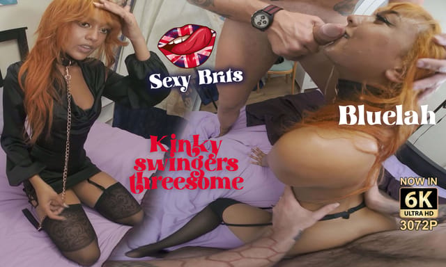 Bluelah participates in a red head MMF threesome in this AllVRPorn VR video featuring 8K quality and POV shots.