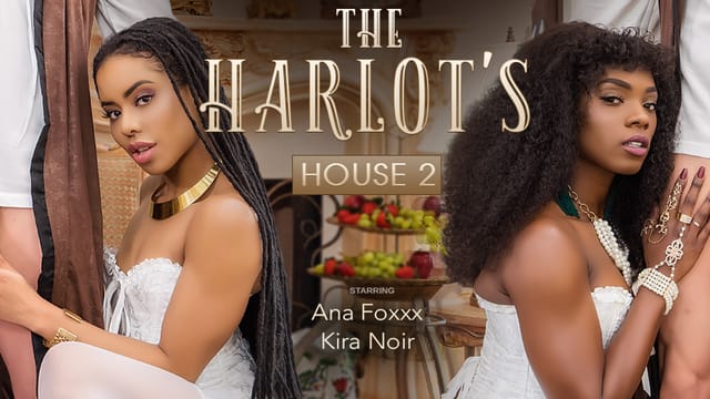 Ana Foxxx and Kira Noir perform interracial anal and oral acts in VR Bangers premium POV footage with 60 FPS VR passthrough.