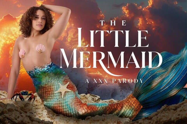 Willow Ryder performs a blowjob and vaginal sex in a close up POV VR scene from VRCosplayX The Little Mermaid parody