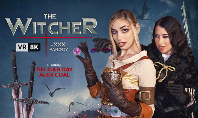 Delilah Day and Alex Coal perform oral sex in cosplay for this VR Conk POV video with 60 FPS visuals.