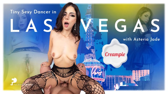 Asteria Jade dances and performs vaginal sex and oral sex in a close up VR POV scene.