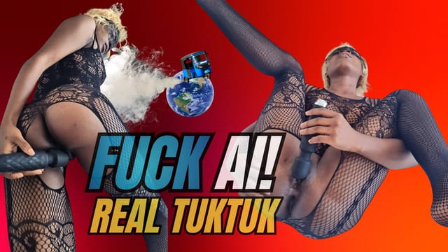 Bunny LustWorld performs vaginal sex and oral on Ebony Street in a 60 FPS VR POV video.