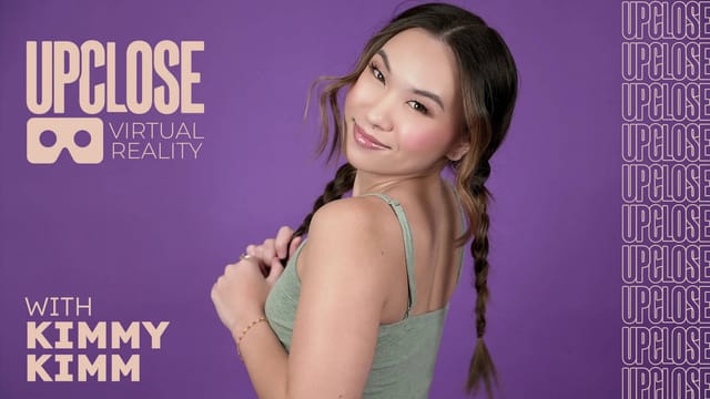 Brunette Kimmy Kimm performs oral sex and intercourse in a 30 minute 4K VR POV video shot in 60 frames per second.