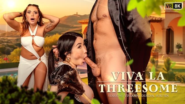 Suki Sin and Vivianne DeSilva perform anal and oral acts in this VR Bangers 60 FPS adult VR production featuring ball sucking and pussy licking.