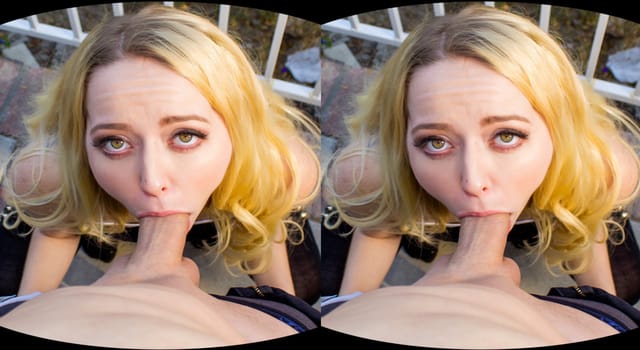 Room For Rent - Blonde Gives VR Sex as Payment WANKZVR Iris Rose — photo 2